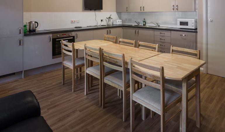 Our properties provide communal kitchens and spaces, ideal for life skills and customer workshops.